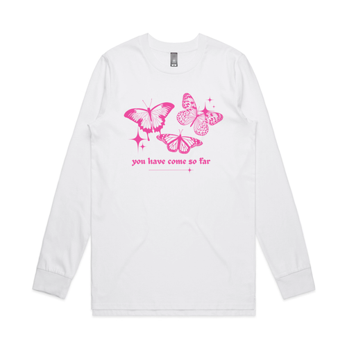 Come So Far Tee by Lonely Kids Club. All clothing from our T-shirts to our shorts and hoodies are ethically made, and printed packed and shipped from Sydney.