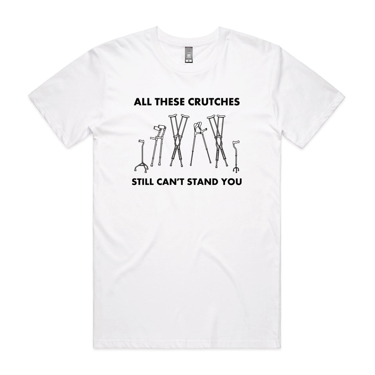 All These Crutches Tee | Lonely Kids Club Australia