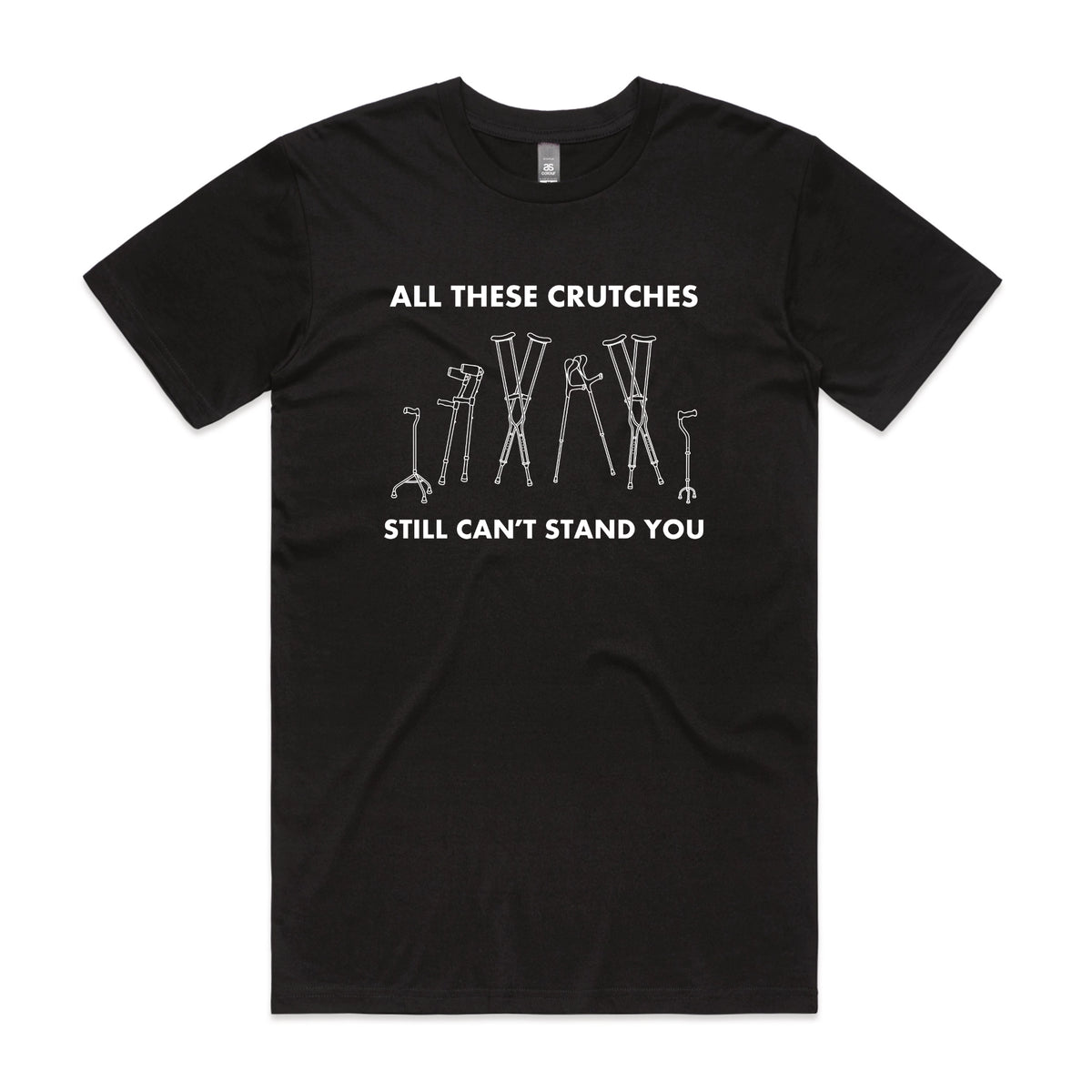 All These Crutches Tee | Lonely Kids Club Australia