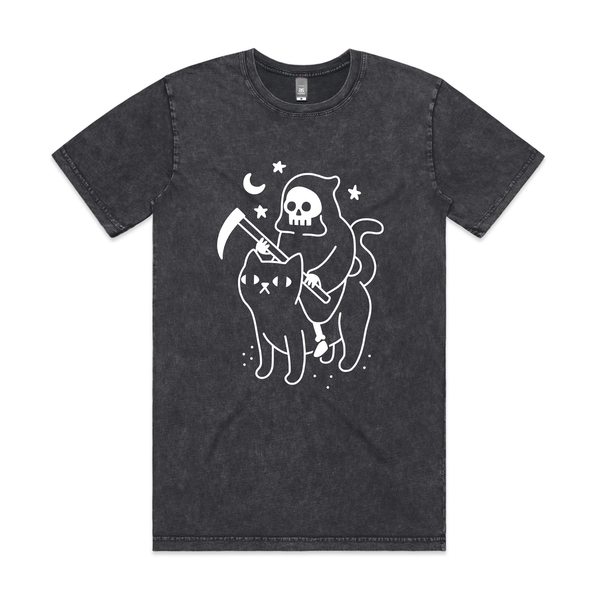 Death Rides A Cat Tee