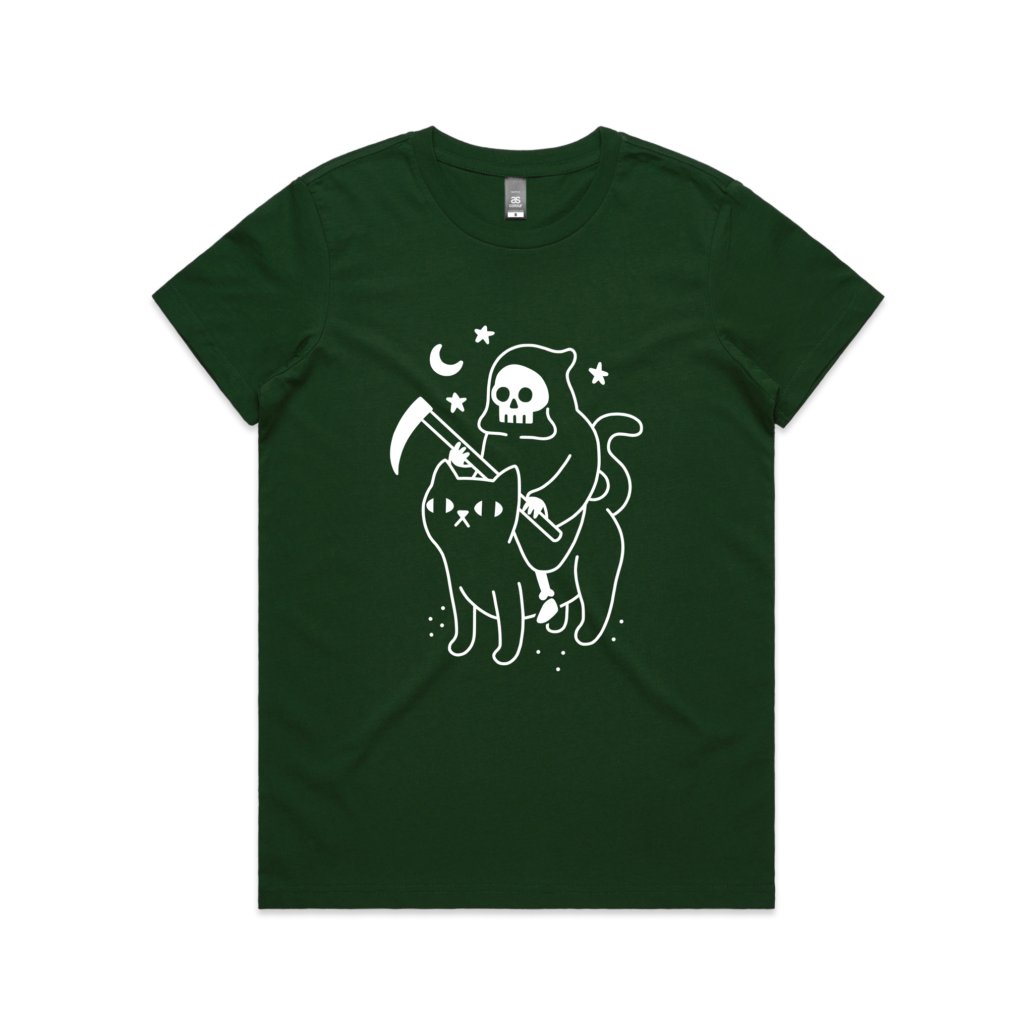 Death Rides A Cat Tee