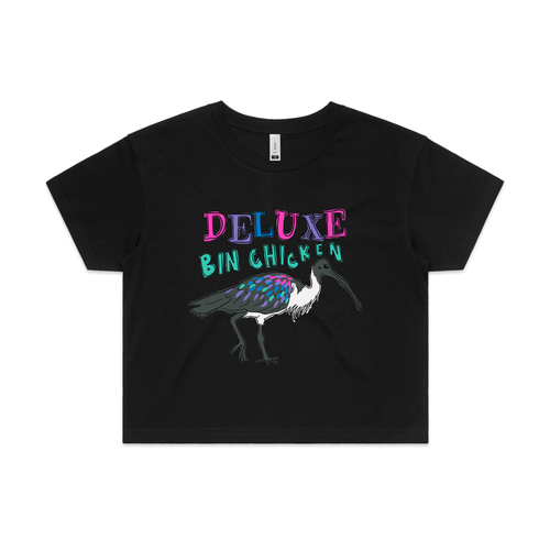 Deluxe Bin Chicken Tee by Lonely Kids Club. All clothing from our T-shirts to our shorts and hoodies are ethically made, and printed packed and shipped from Sydney.