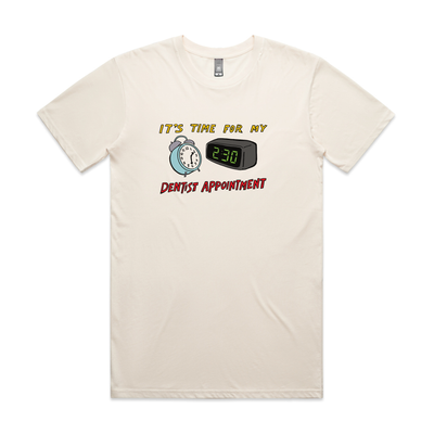 Dentist Appointment Tee by Lonely Kids Club. All clothing from our T-shirts to our shorts and hoodies are ethically made, and printed packed and shipped from Sydney.