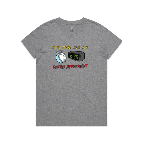 Dentist Appointment Tee by Lonely Kids Club. All clothing from our T-shirts to our shorts and hoodies are ethically made, and printed packed and shipped from Sydney.