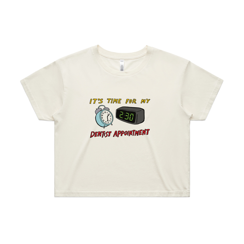 Dentist Appointment Tee by Lonely Kids Club. All clothing from our T-shirts to our shorts and hoodies are ethically made, and printed packed and shipped from Sydney.