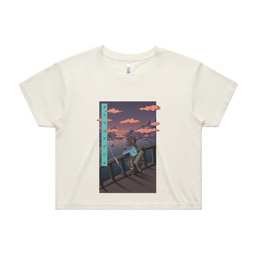 Tassie Devil Explorer Tee by Lonely Kids Club. All clothing from our T-shirts to our shorts and hoodies are ethically made, and printed packed and shipped from Sydney.