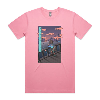 Tassie Devil Explorer Tee by Lonely Kids Club. All clothing from our T-shirts to our shorts and hoodies are ethically made, and printed packed and shipped from Sydney.