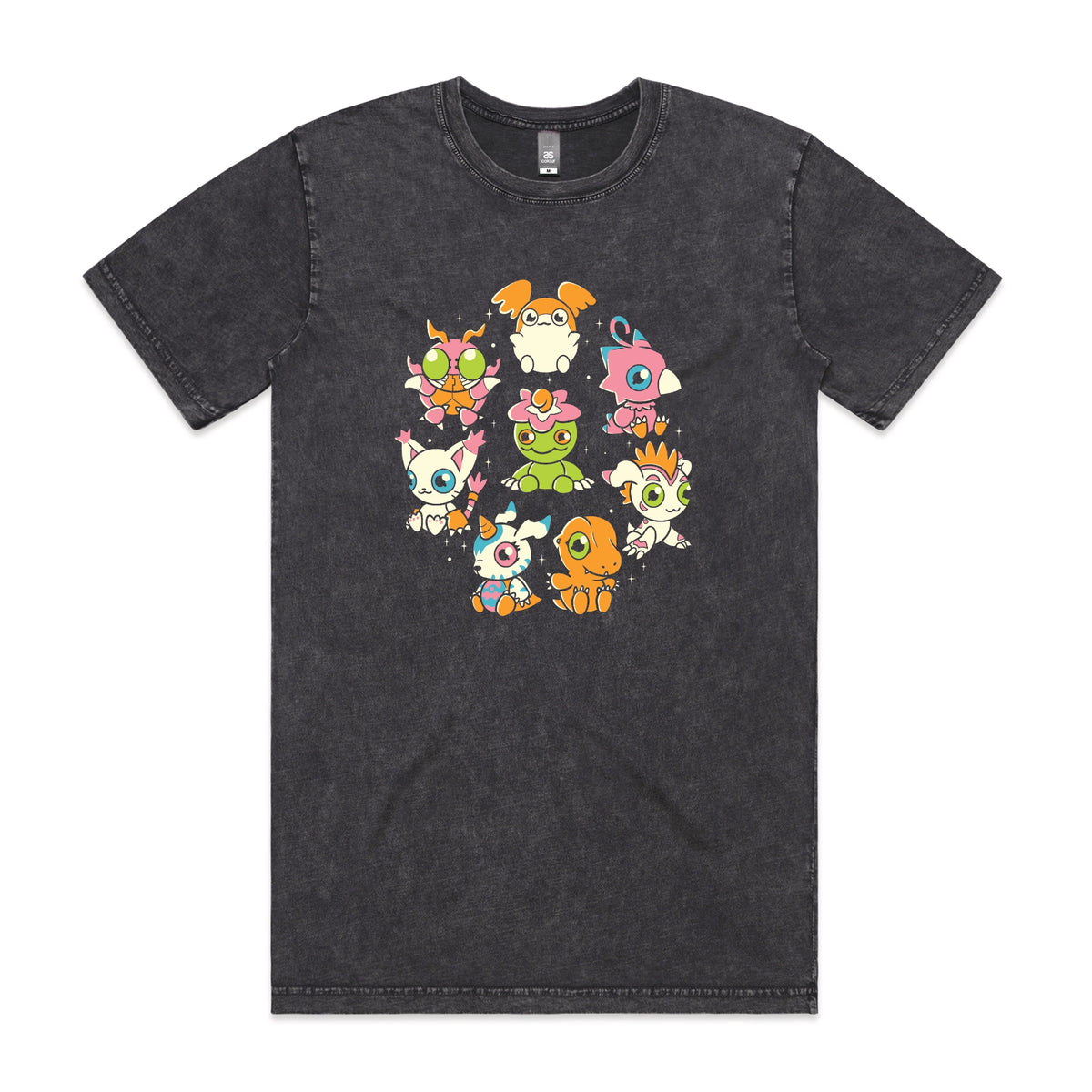 Acid Wash unisex t-shirt with Digicute graphic by Lonely Kids Club
