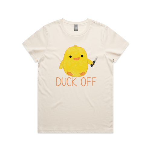 Duck Off Tee by Lonely Kids Club. All clothing from our T-shirts to our shorts and hoodies are ethically made, and printed packed and shipped from Sydney.