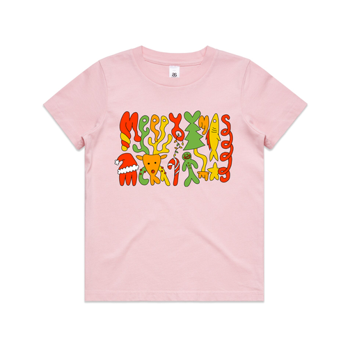 Foldmas Kids Tee by Lonely Kids Club. All clothing from our T-shirts to our shorts and hoodies are ethically made, and printed packed and shipped from Sydney.