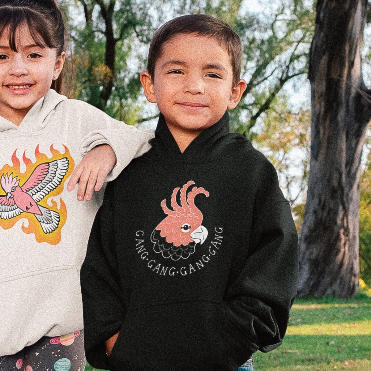 Gang Gang Gang Gang Kids Hoodie | Lonely Kids Club Australia
