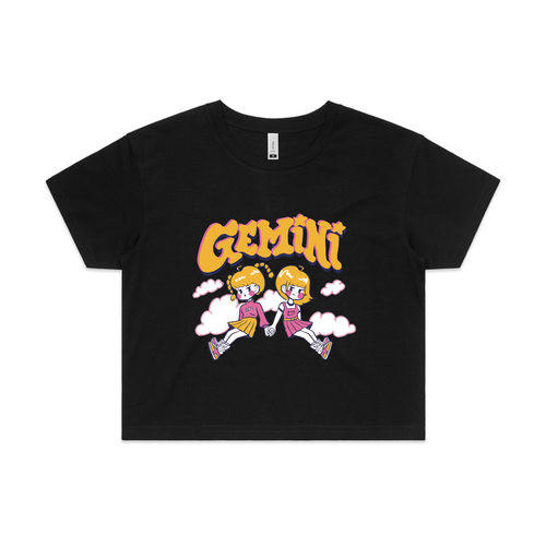 Gemini Tee by Lonely Kids Club. All clothing from our T-shirts to our shorts and hoodies are ethically made, and printed packed and shipped from Sydney.