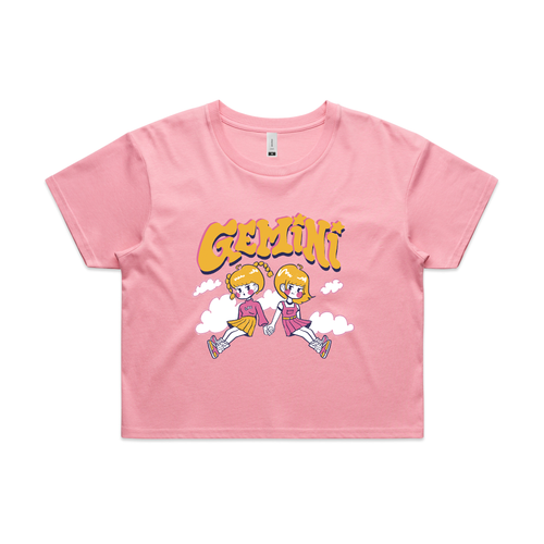 Gemini Tee by Lonely Kids Club. All clothing from our T-shirts to our shorts and hoodies are ethically made, and printed packed and shipped from Sydney.