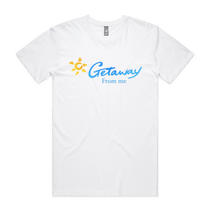 Getaway From Me Tee by Lonely Kids Club. All clothing from our T-shirts to our shorts and hoodies are ethically made, and printed packed and shipped from Sydney.