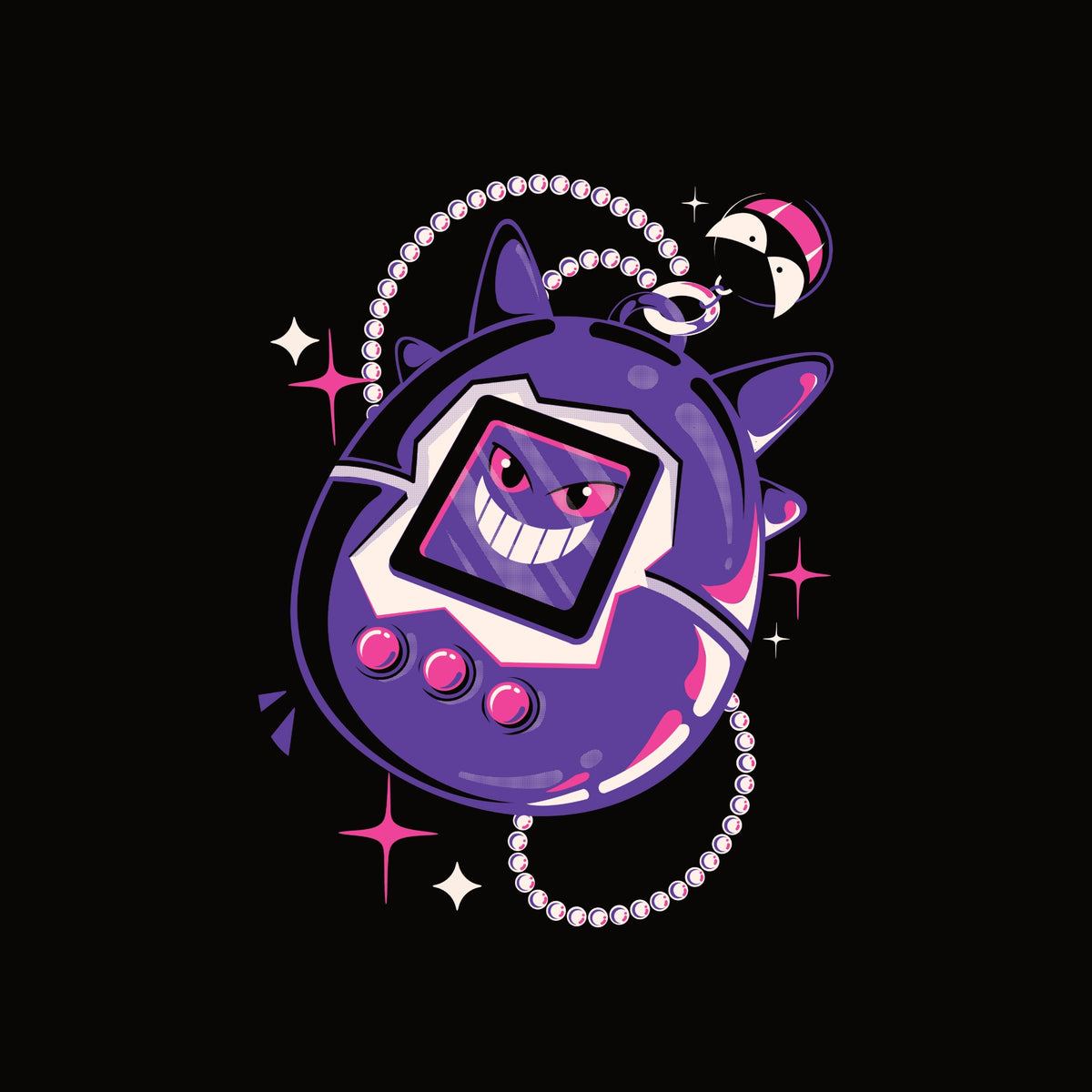 Ghostigotchi t-shirt by Lonely Kids Club