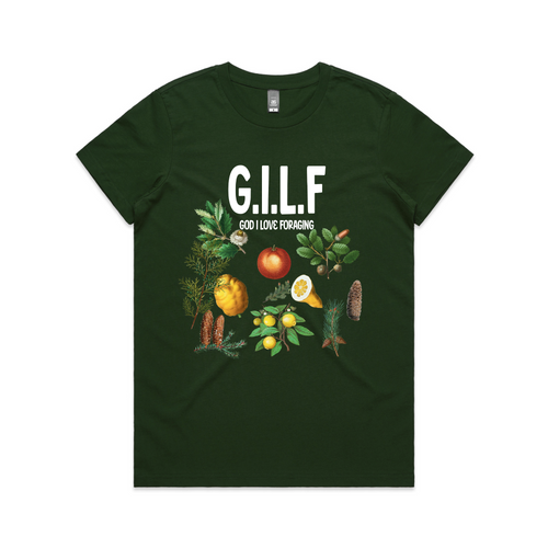 GILF Tee by Lonely Kids Club. All clothing from our T-shirts to our shorts and hoodies are ethically made, and printed packed and shipped from Sydney.
