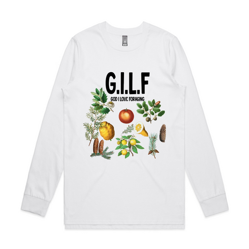 GILF Tee by Lonely Kids Club. All clothing from our T-shirts to our shorts and hoodies are ethically made, and printed packed and shipped from Sydney.