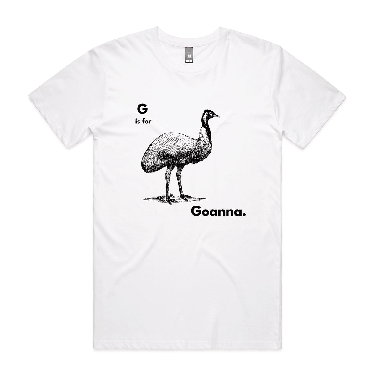 G Is For Goanna t-shirt by Lonely Kids Club