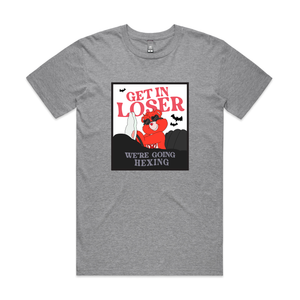 Going Hexing Tee by Lonely Kids Club. All clothing from our T-shirts to our shorts and hoodies are ethically made, and printed packed and shipped from Sydney.