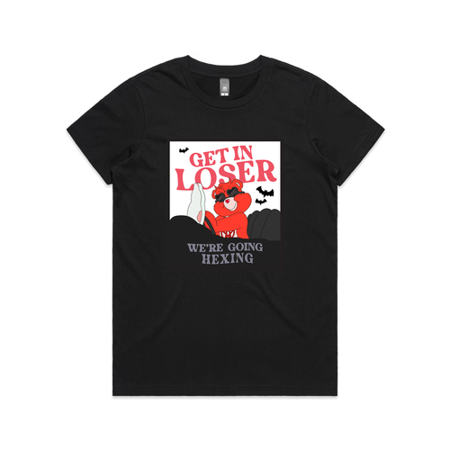Going Hexing Tee by Lonely Kids Club. All clothing from our T-shirts to our shorts and hoodies are ethically made, and printed packed and shipped from Sydney.