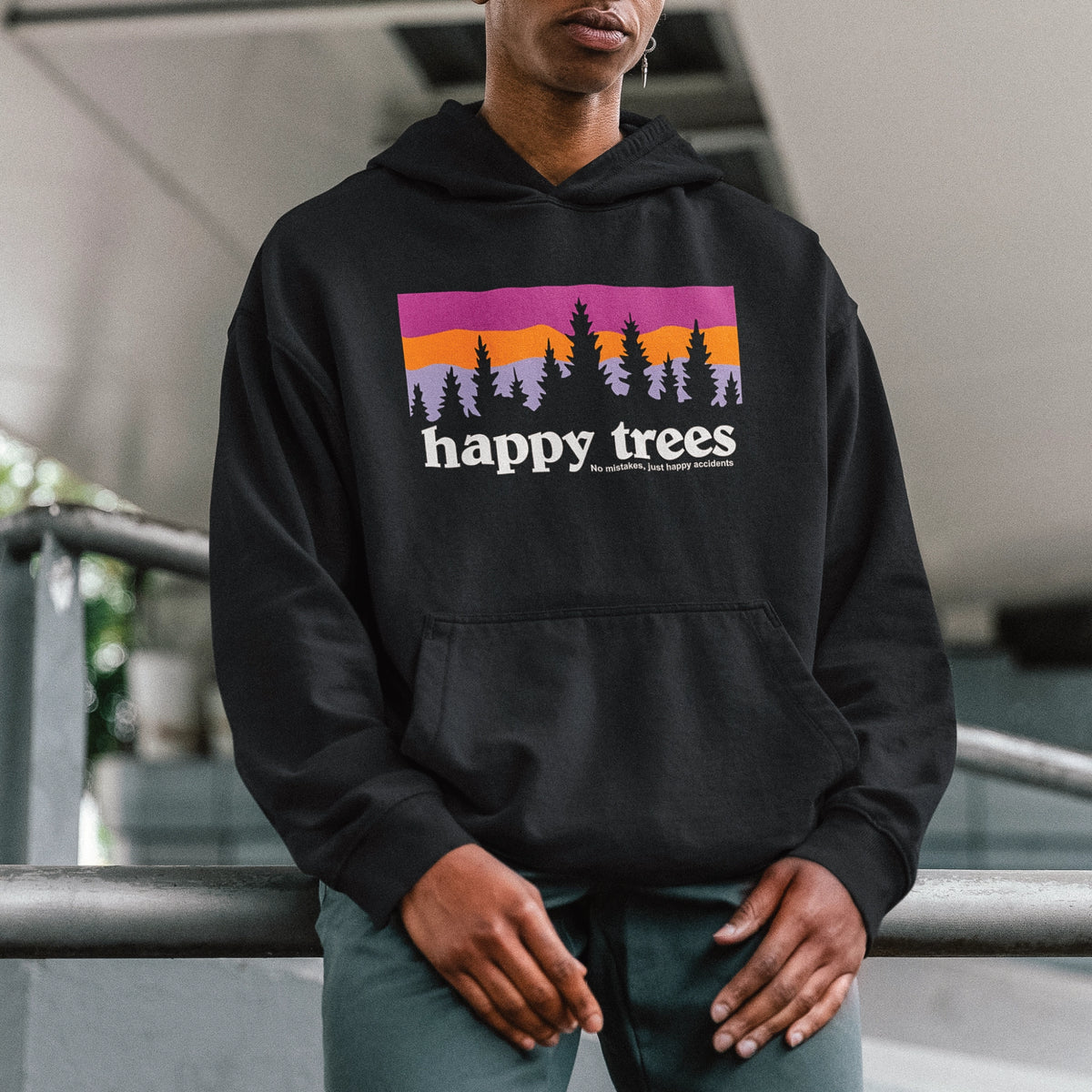 Happy Trees Hoodie | Lonely Kids Club Australia