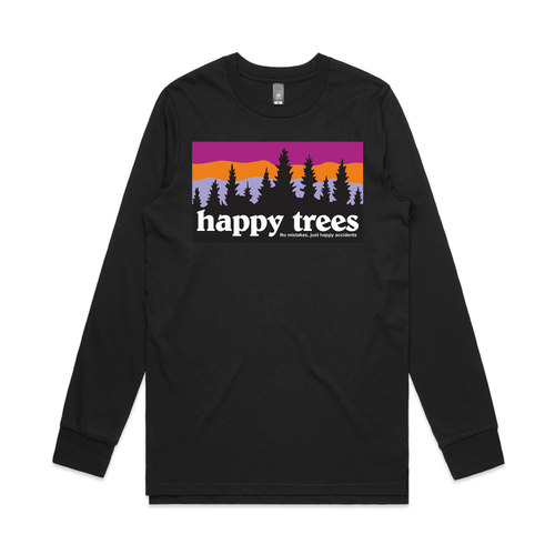 Happy Trees Tee by Lonely Kids Club. All clothing from our T-shirts to our shorts and hoodies are ethically made, and printed packed and shipped from Sydney.