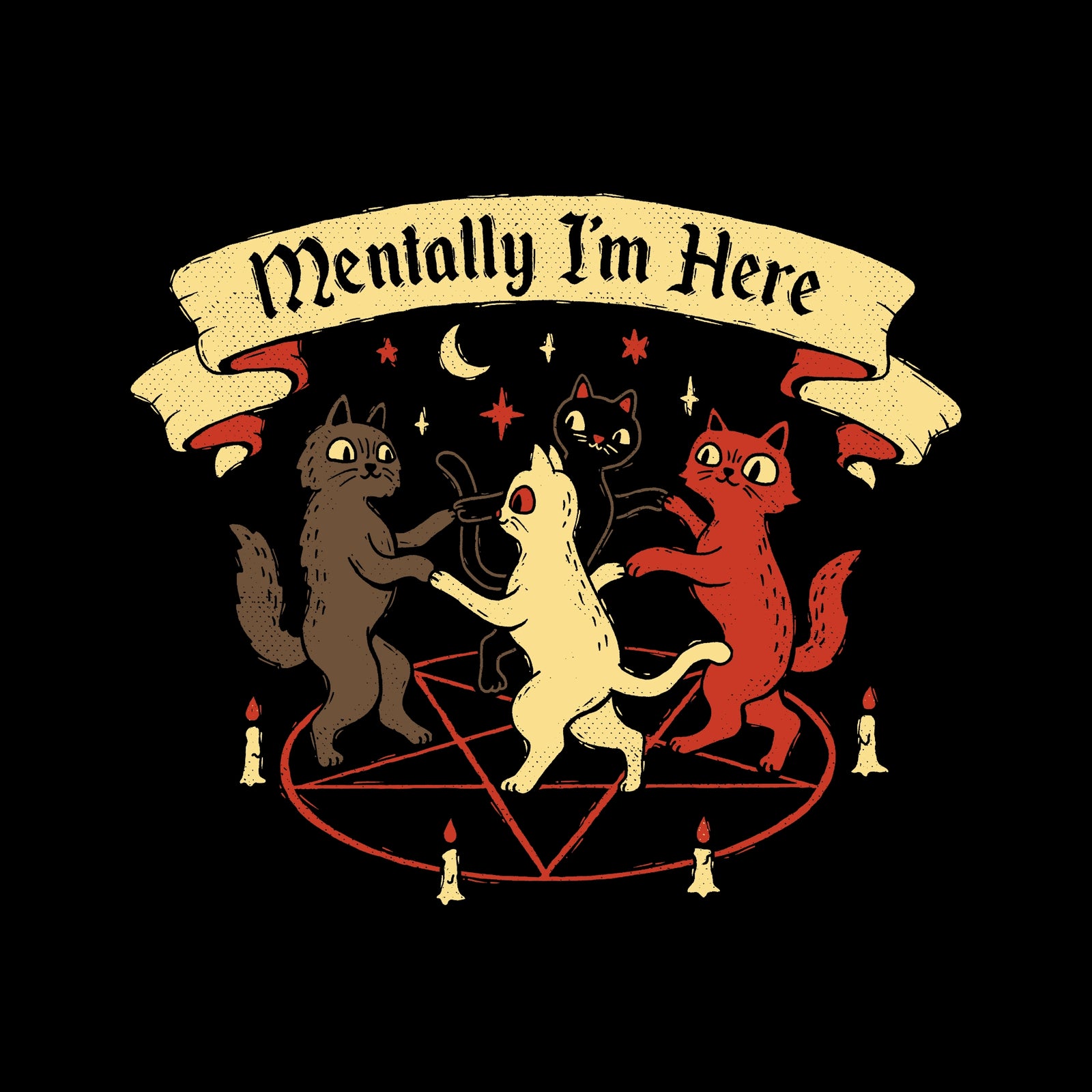 Mentally I'm Here Tee