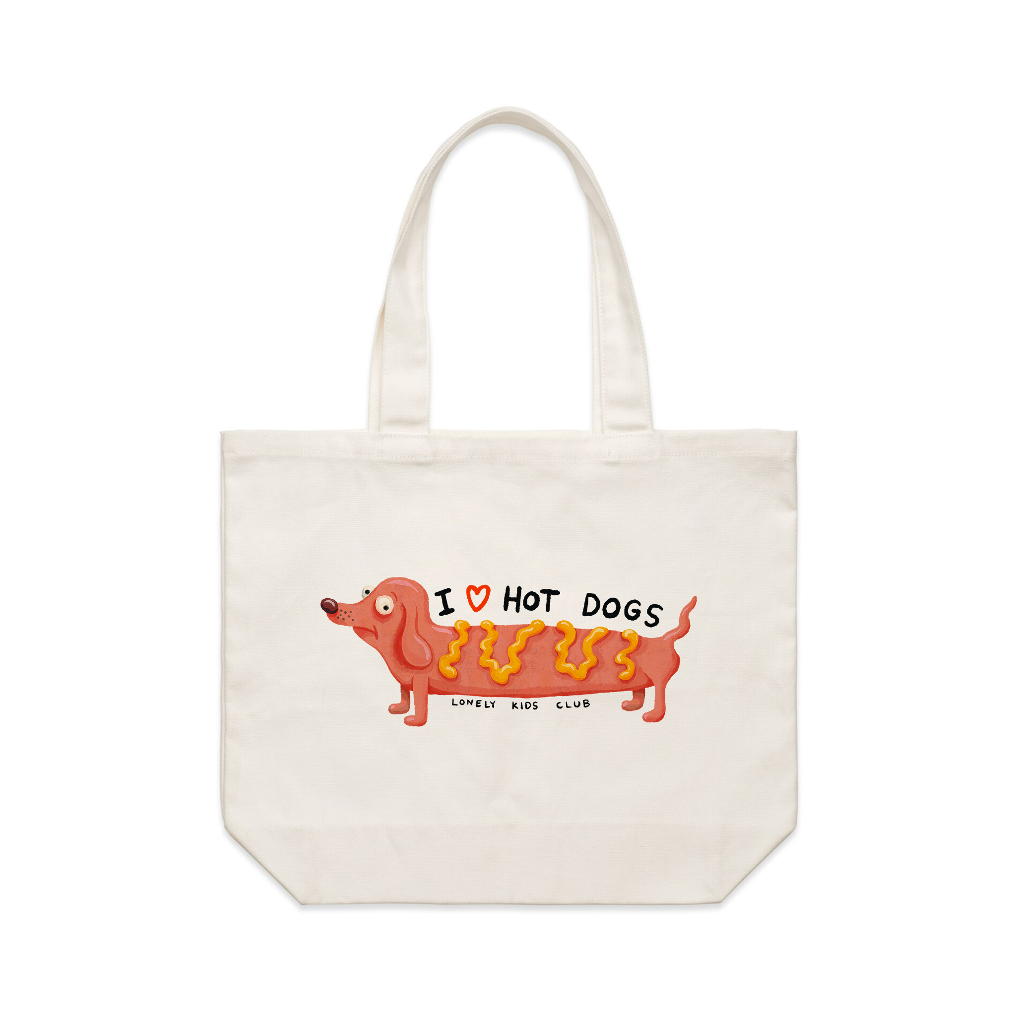 I Love Hot Dogs Tote