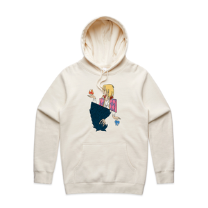 Howl Hoodie by Lonely Kids Club. All clothing from our T-shirts to our shorts and hoodies are ethically made, and printed packed and shipped from Sydney.