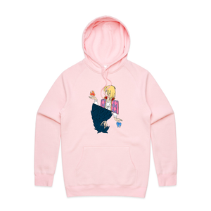 Howl Hoodie by Lonely Kids Club. All clothing from our T-shirts to our shorts and hoodies are ethically made, and printed packed and shipped from Sydney.