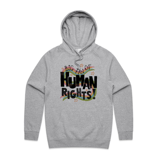 Human Rights Hoodie by Lonely Kids Club. All clothing from our T-shirts to our shorts and hoodies are ethically made, and printed packed and shipped from Sydney.