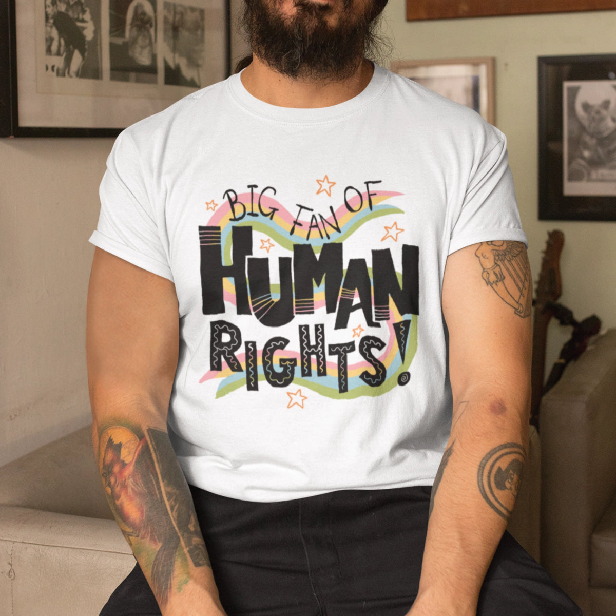 Human Rights Tee | Lonely Kids Club Australia