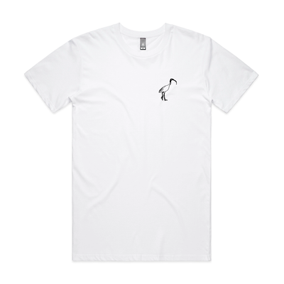 Ibis Logo Tee by Lonely Kids Club. All clothing from our T-shirts to our shorts and hoodies are ethically made, and printed packed and shipped from Sydney.