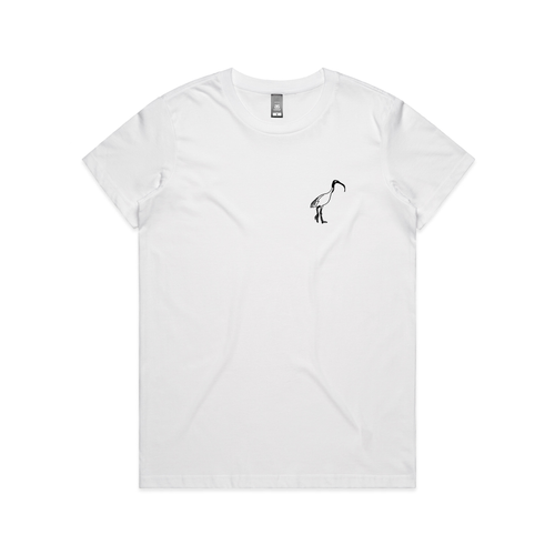 Ibis Logo Tee by Lonely Kids Club. All clothing from our T-shirts to our shorts and hoodies are ethically made, and printed packed and shipped from Sydney.