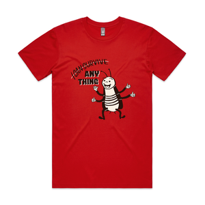 I Can Survive Anything Tee by Lonely Kids Club. All clothing from our T-shirts to our shorts and hoodies are ethically made, and printed packed and shipped from Sydney.