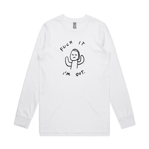 I'm Out Tee by Lonely Kids Club. All clothing from our T-shirts to our shorts and hoodies are ethically made, and printed packed and shipped from Sydney.