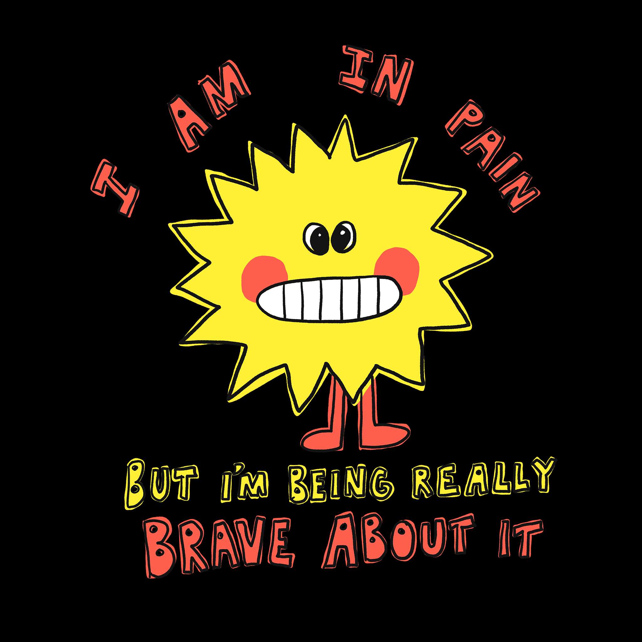 In Pain But Brave Tee