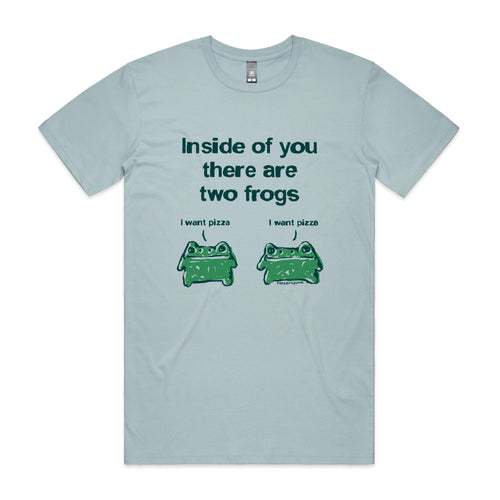 Inside Frogs Tee by Lonely Kids Club. All clothing from our T-shirts to our shorts and hoodies are ethically made, and printed packed and shipped from Sydney.