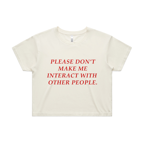 Interact Tee by Lonely Kids Club. All clothing from our T-shirts to our shorts and hoodies are ethically made, and printed packed and shipped from Sydney.