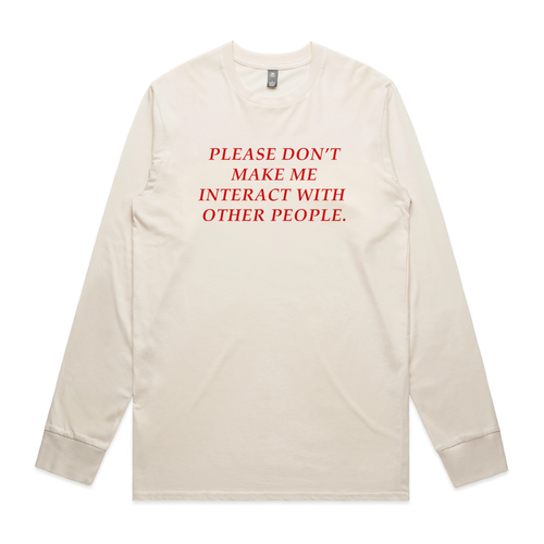 Interact Tee by Lonely Kids Club. All clothing from our T-shirts to our shorts and hoodies are ethically made, and printed packed and shipped from Sydney.