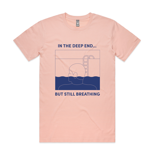 In The Deep End Tee by Lonely Kids Club. All clothing from our T-shirts to our shorts and hoodies are ethically made, and printed packed and shipped from Sydney.