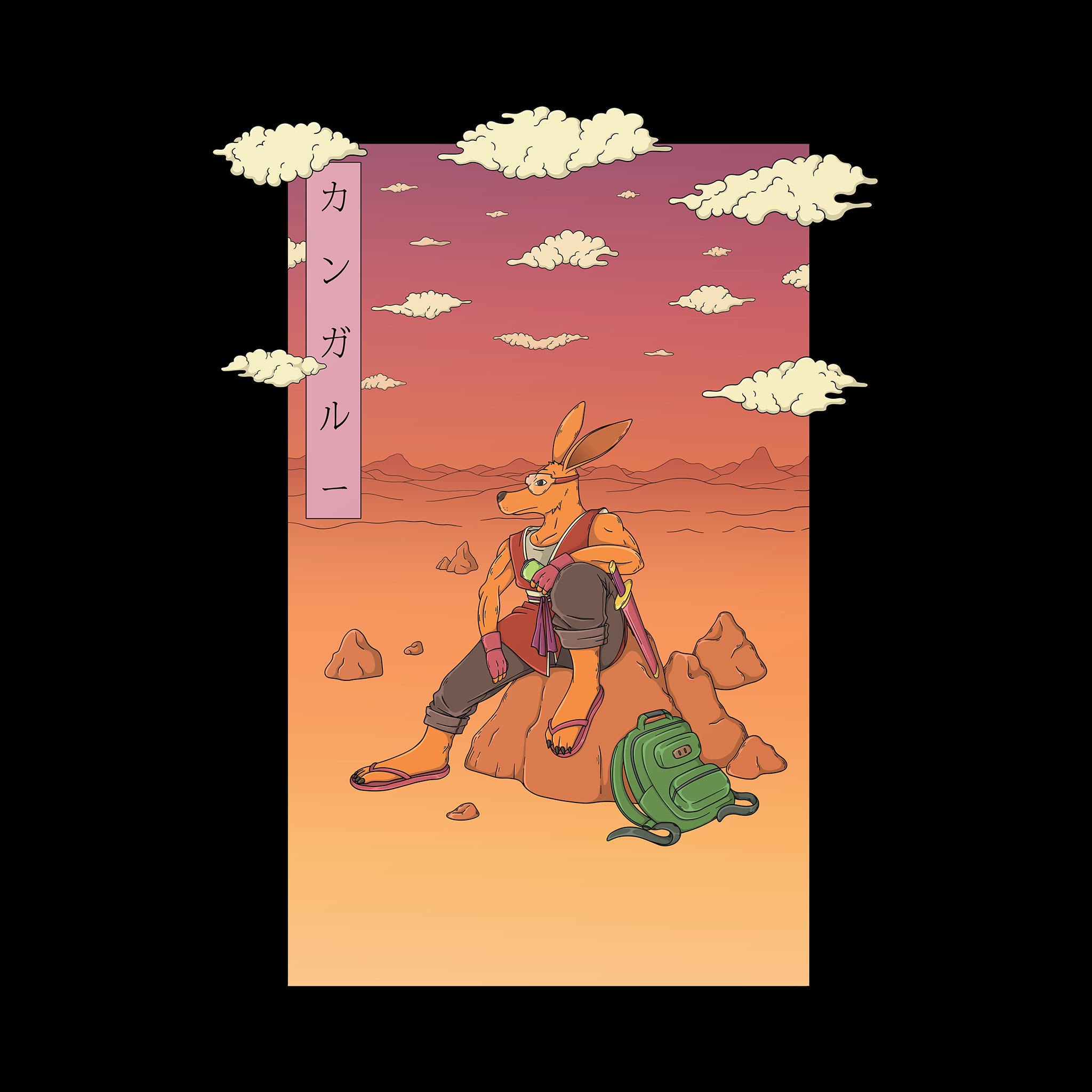 Kangaroo Wanderer Tee