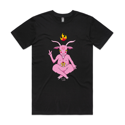 Kill God Tee by Lonely Kids Club. All clothing from our T-shirts to our shorts and hoodies are ethically made, and printed packed and shipped from Sydney.