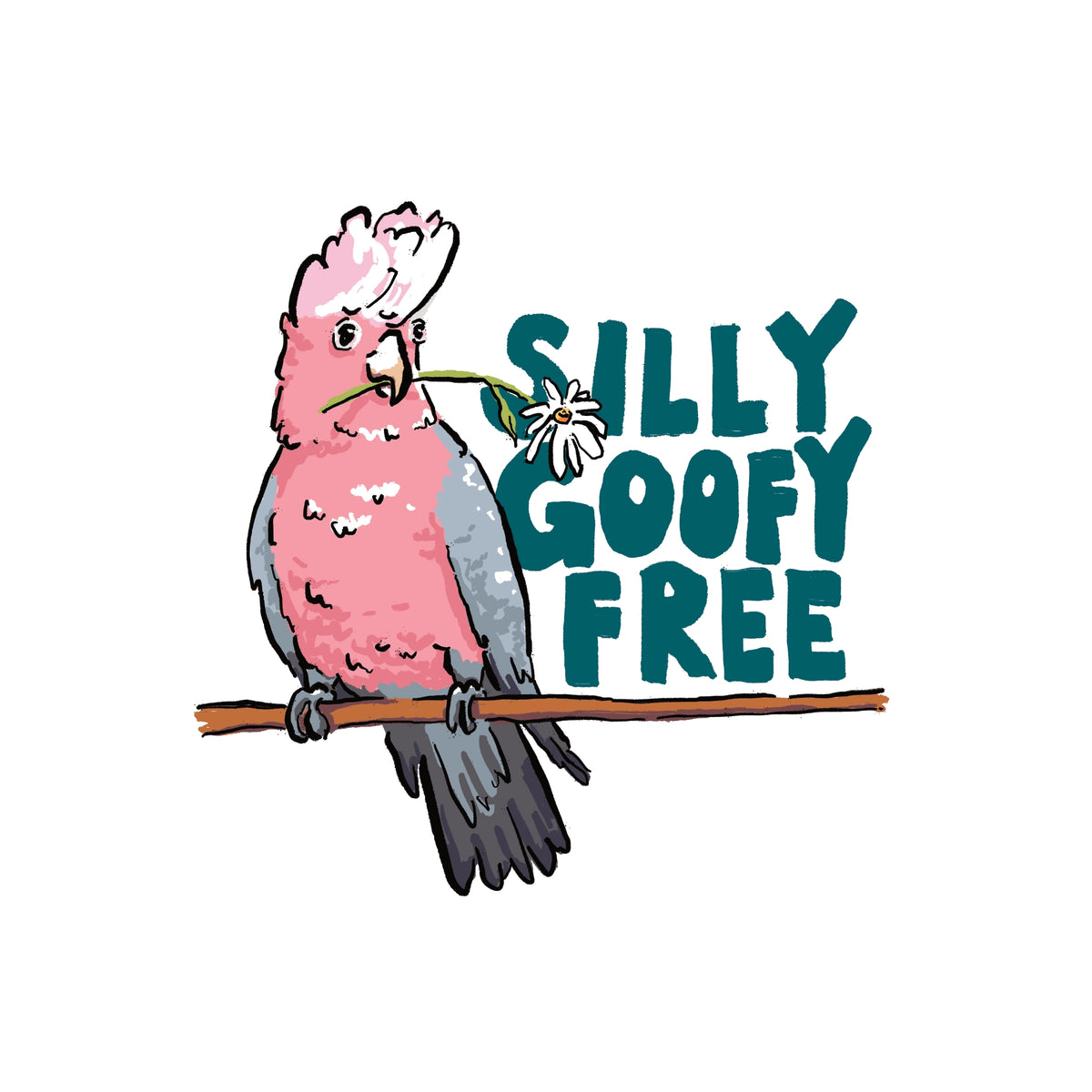 Silly Goofy Free Kids t-shirt by Lonely Kids Club