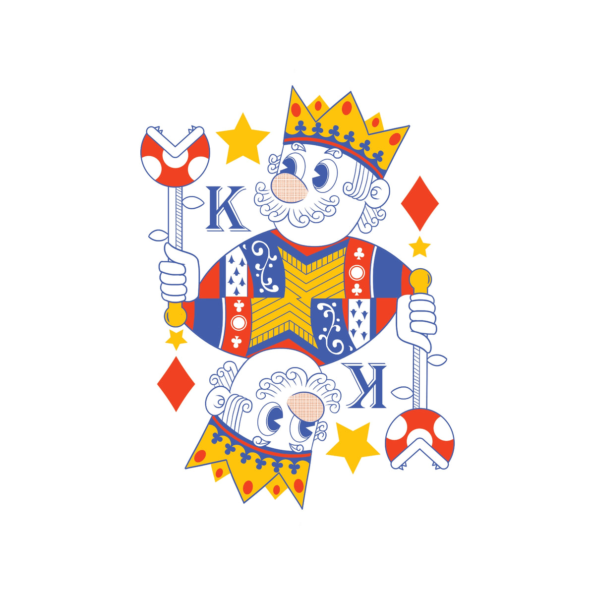 Mushroom King t-shirt by Lonely Kids Club