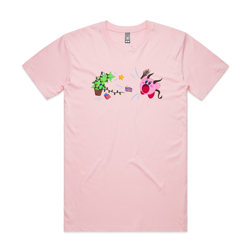 Kirby Krampus Tee by Lonely Kids Club. All clothing from our T-shirts to our shorts and hoodies are ethically made, and printed packed and shipped from Sydney.
