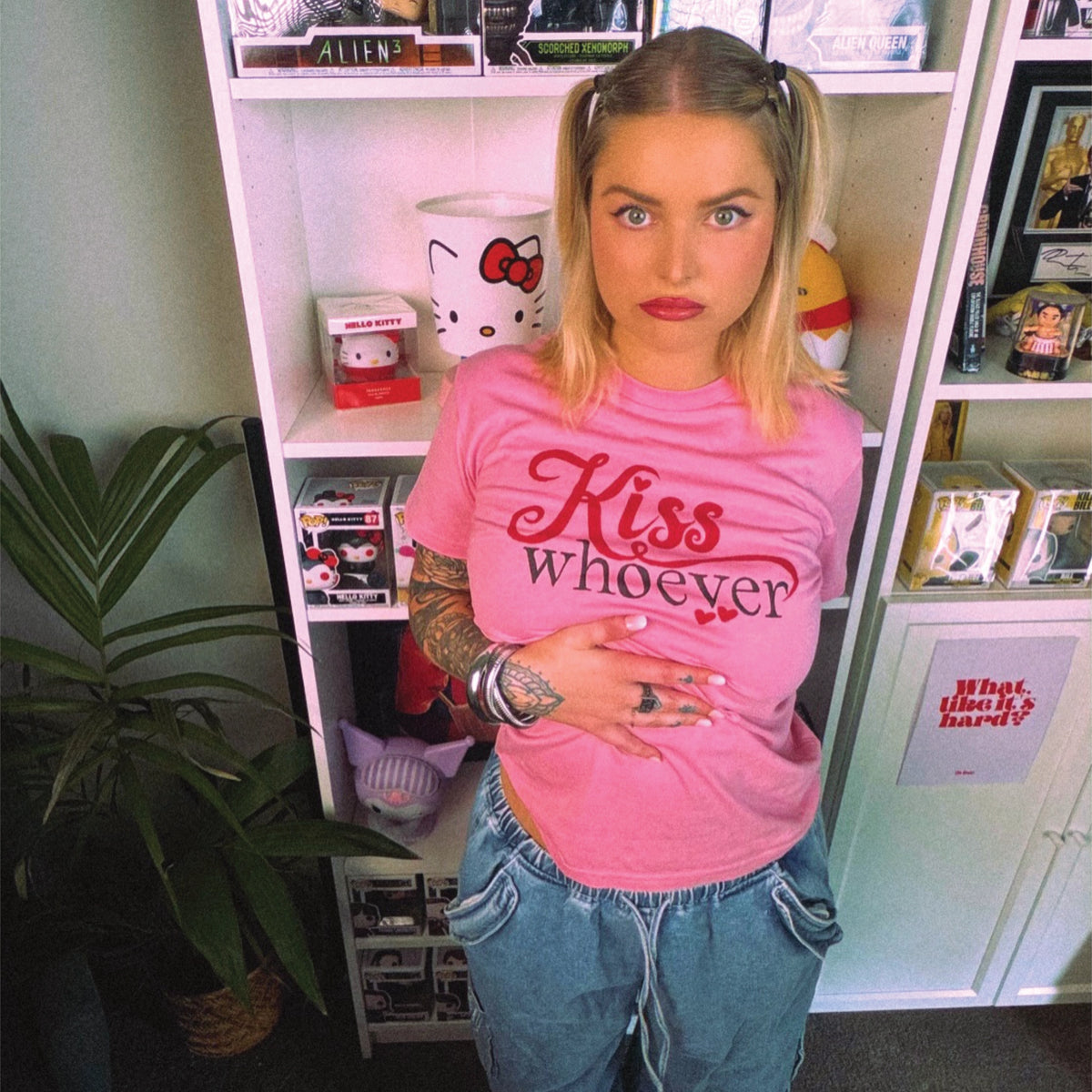 Kiss Whoever t-shirt by Lonely Kids Club