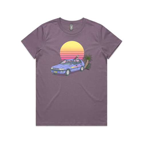 Kookaburra Corolla Tee by Lonely Kids Club. All clothing from our T-shirts to our shorts and hoodies are ethically made, and printed packed and shipped from Sydney.