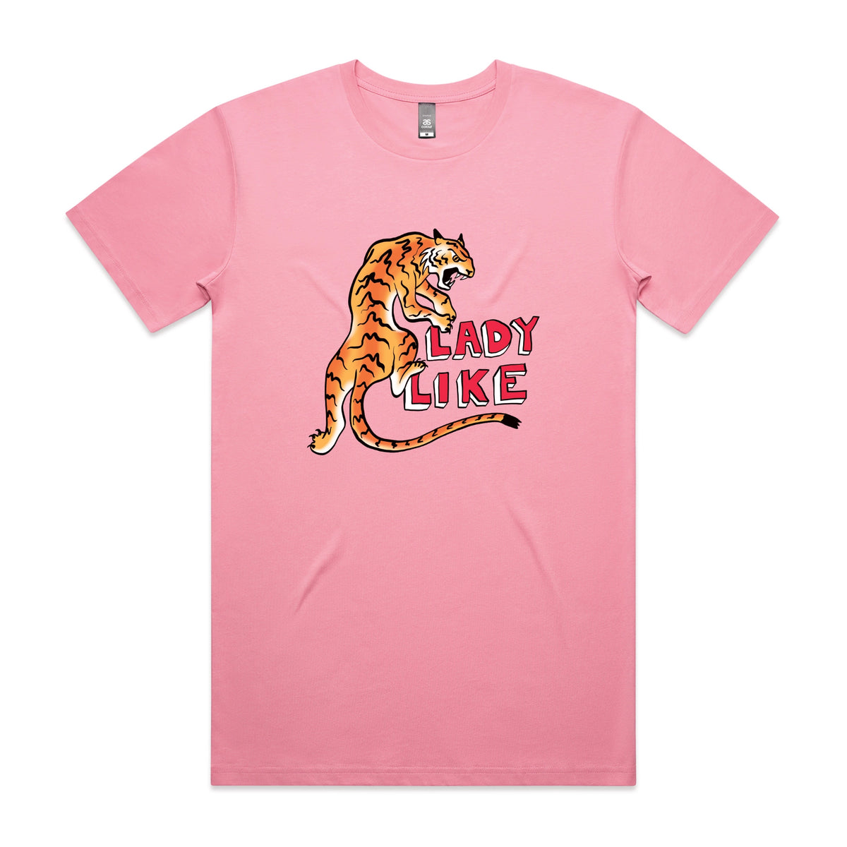 Bubblegum unisex t-shirt with Lady Like graphic by Lonely Kids Club
