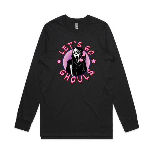 Let's Go Ghouls Tee by Lonely Kids Club. All clothing from our T-shirts to our shorts and hoodies are ethically made, and printed packed and shipped from Sydney.